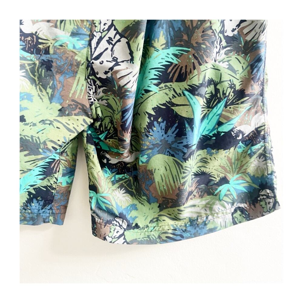 Saxx Cannonball 2n1 Men’s Swim Trunks Shorts Hawaii Jungle Safari Size Medium - Picture 8 of 11
